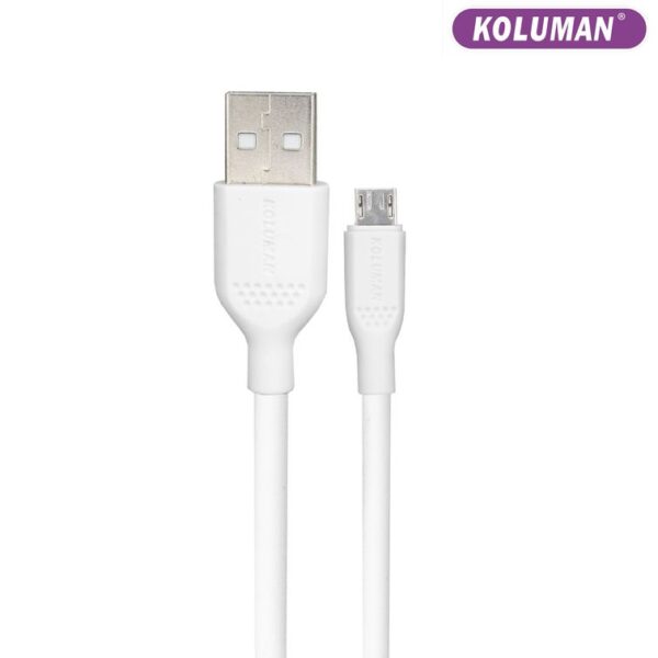 کابل تبدیل USB به MicroUSB کلومن مدل kd02 طول یک متر